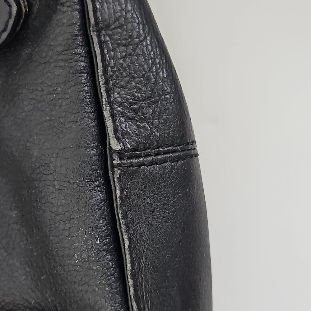 Black Leather Backpack Carrier - Picture 12 of 13